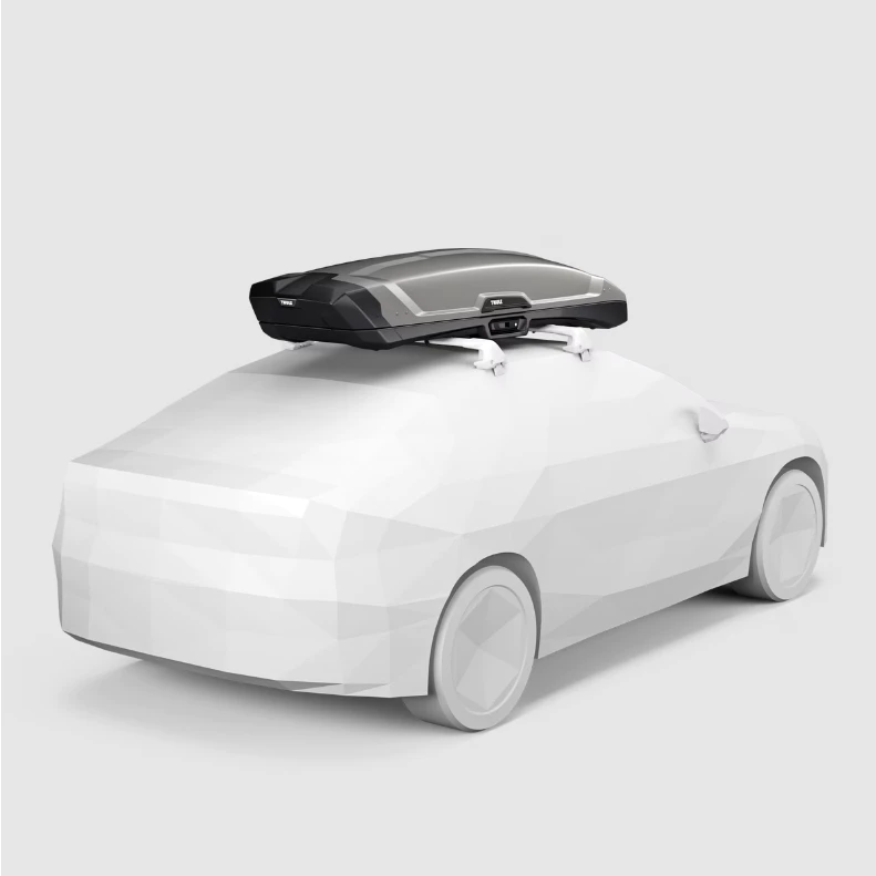 【綠色工場】Thule Vector L車頂箱 430L 鈦色/亮黑雙開 行李箱 太空包 裝備箱 車頂書包 車頂漢堡