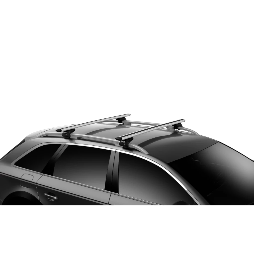 【綠色工場】THULE 瑞典都樂 Evo Raised Rail 7104 夾直桿式 車頂架 橫桿 車頂鋁合金橫桿 露營