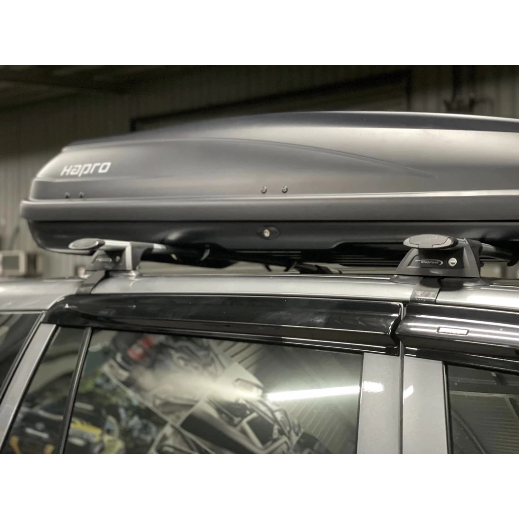 【綠色工場】Hapro Travelbox 5.0 新款鯊魚紋 鑽石紋 霧黑 雙開車頂行李箱 車用置物箱