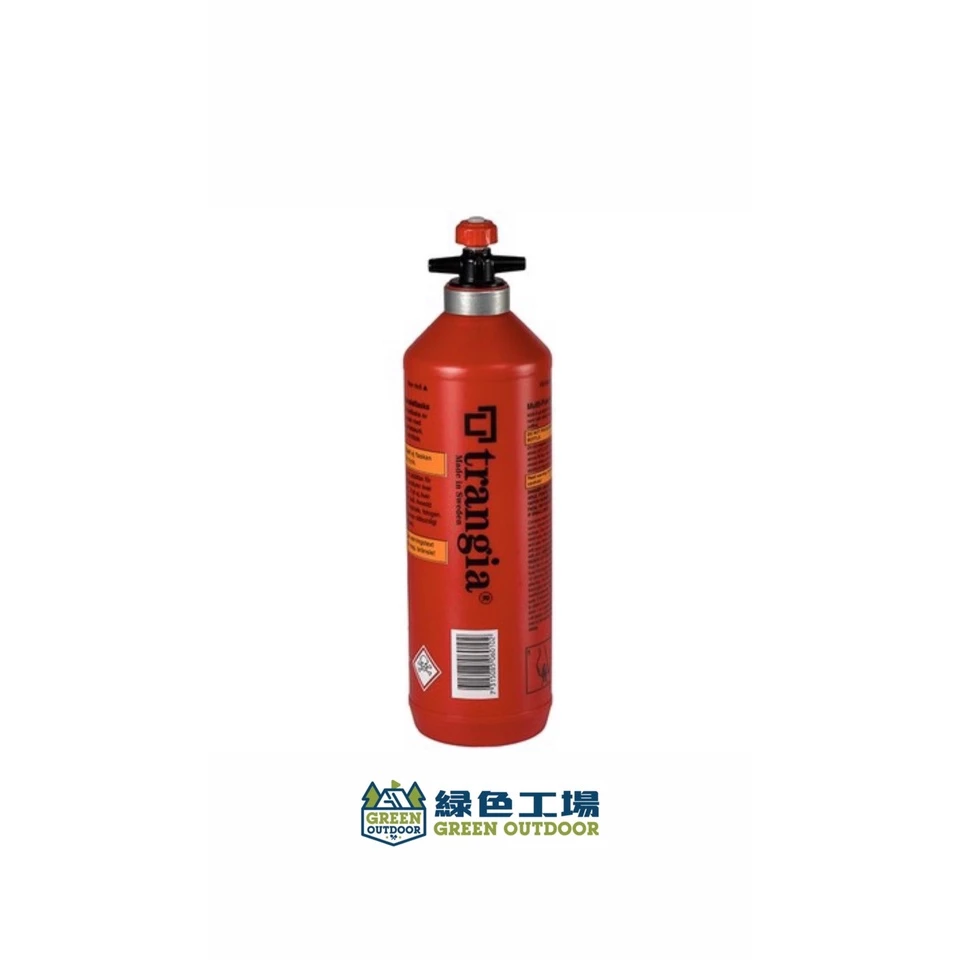 Trangia Fuel Bottle 燃料瓶 (經典紅) 【綠色工場】瑞典製 酒精瓶 油瓶 汽油瓶 煤油瓶