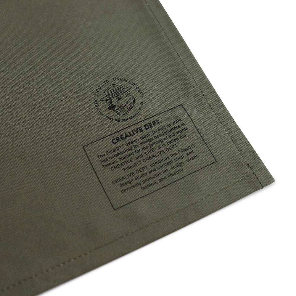 【綠色工場】Filter017 上蠟帆布餐桌墊 軍風軍綠 桌墊 防水墊 鍋墊 杯墊 隔熱墊 露營 登山 野營 野餐