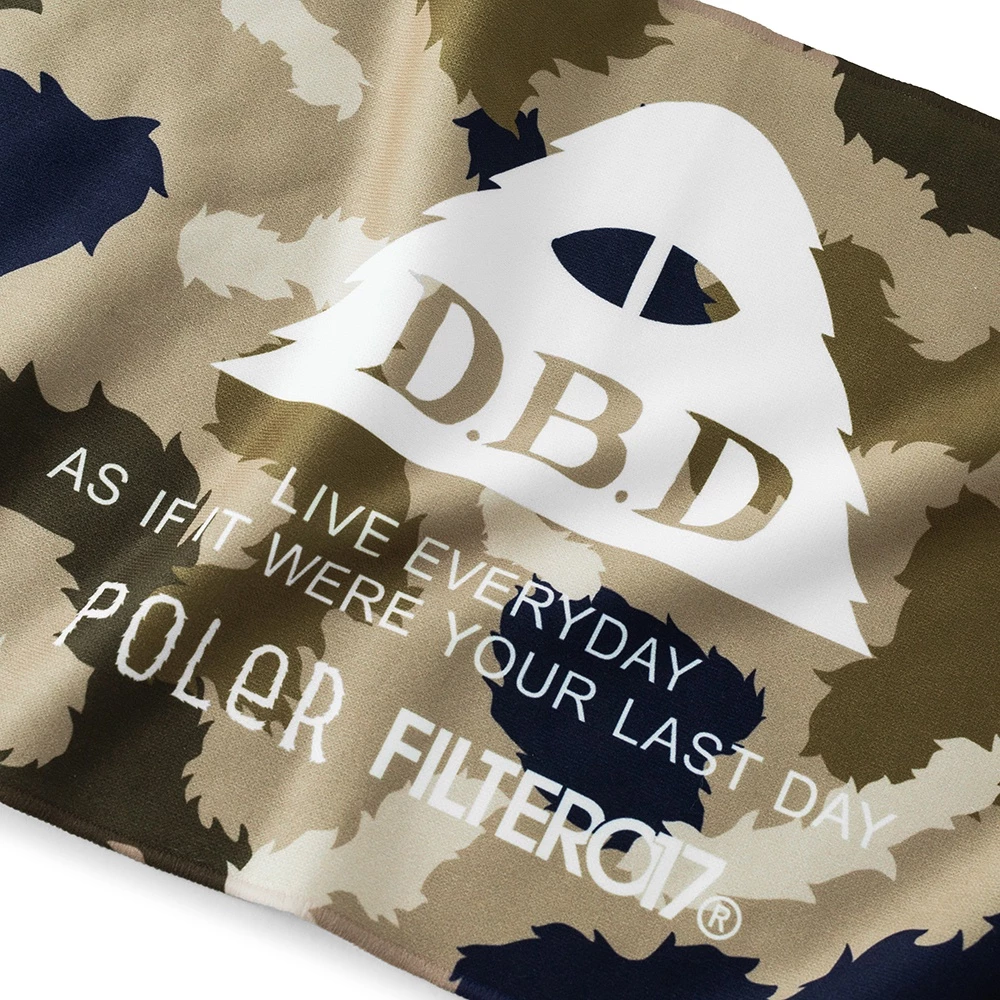 【綠色工場】Filter017® X POLeR® D.B.D Logo Towel 聯名視覺毛巾 運動毛巾 涼感毛巾