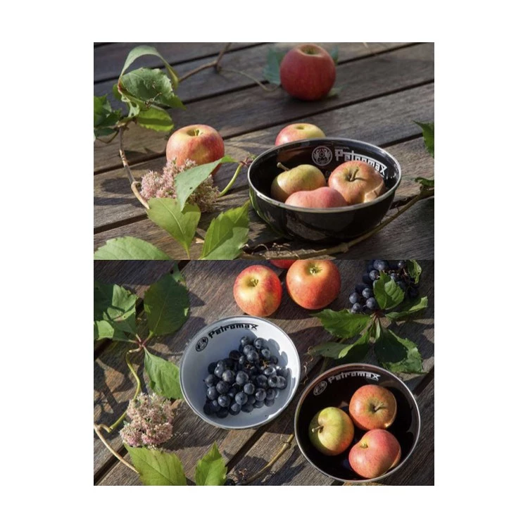 Petromax 琺瑯碗 2入 500ml【綠色工場】Enamel Bowls 湯碗 飯碗 不鏽鋼碗 收納碗 露營碗