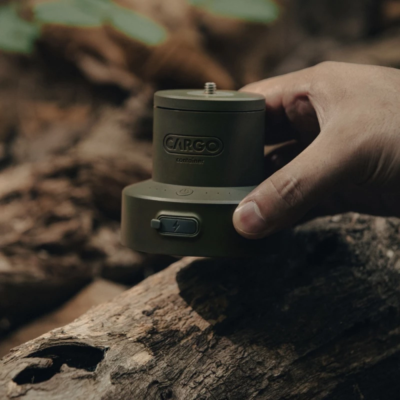 【綠色工場】CARGO 多功能擺頭控制器含收納盒 專用雲台 軍綠/沙色 隨行風扇專用旋轉器