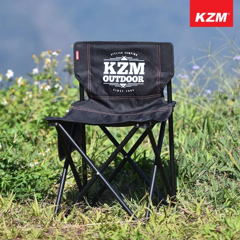 【綠色工場】KAZMI KZM 極簡時尚輕巧折疊椅-象牙白/ 經典黑/ 珊瑚粉/橄欖綠 休閒椅 童軍椅 兒童椅