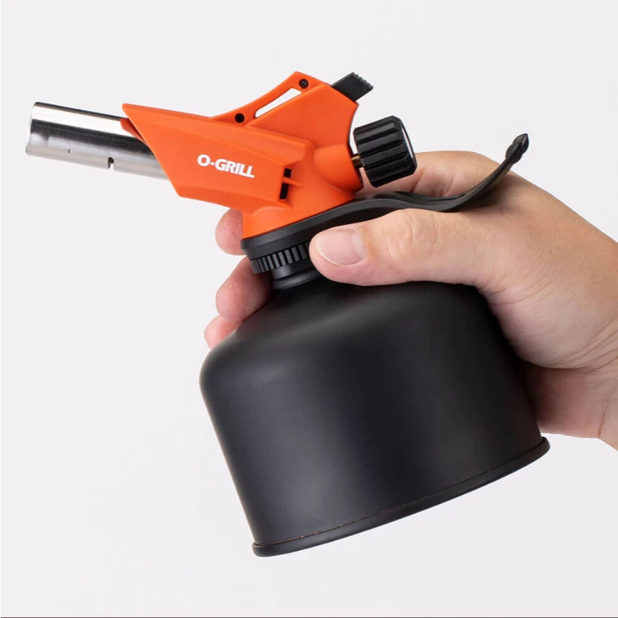 O-Grill 多功能瓦斯噴槍【綠色工場】GT-666E 高山瓦斯罐專用 火雞 打火機 賴打 防水電子點火 1300°C