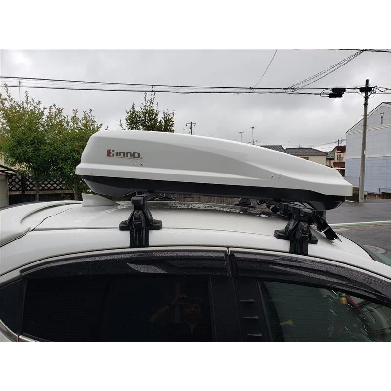 【綠色工場】INNO RIDGE TRUNK BRW240 車頂箱 日本原裝 左開快拆夾具 車頂置物箱 行李箱 裝備箱