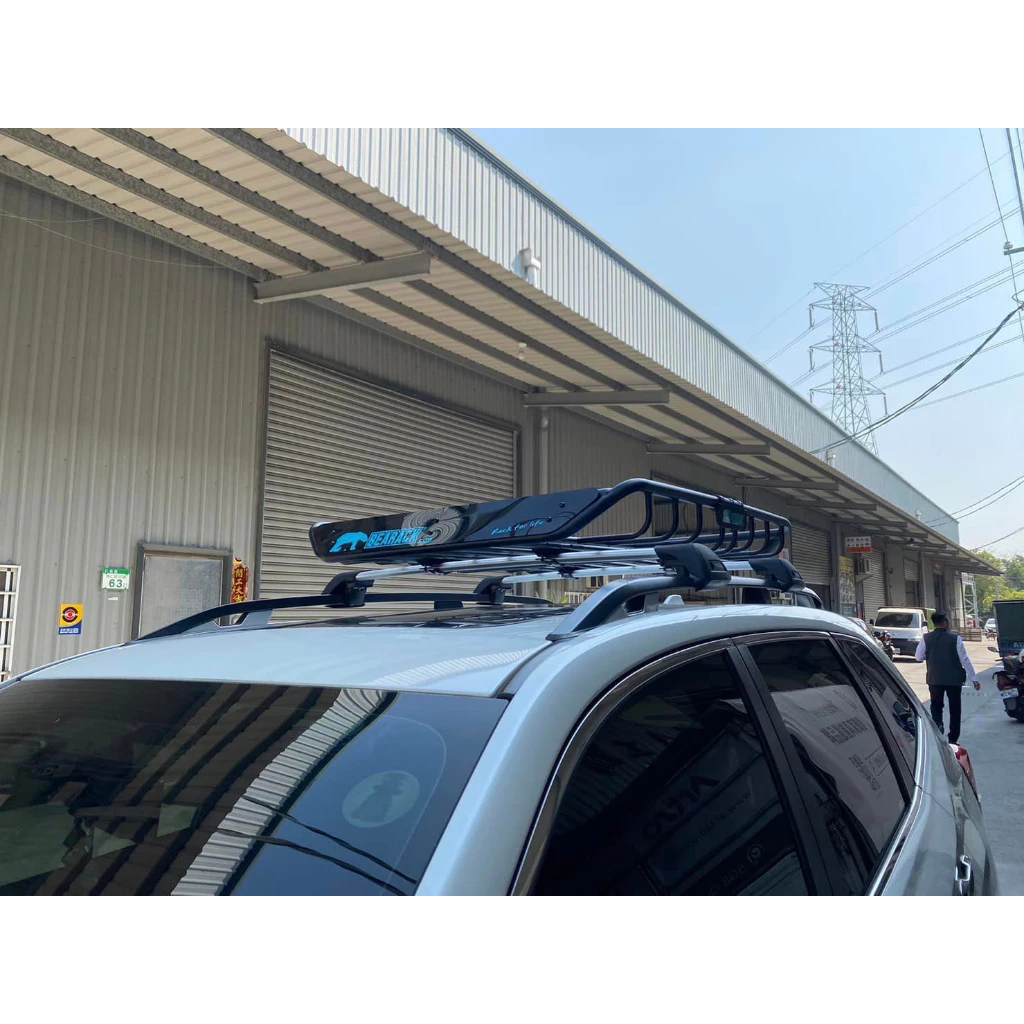 【綠色工場】BEARACK (RR-1539) 熊牌 M號 行李盤 露營用置物架 載重行李架 多功能車頂籃 置物籃
