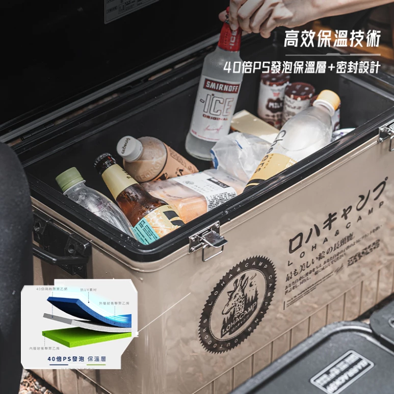 樂活不露 戶外露營保冰桶【綠色工場】 Remember Outdoor 保冷桶 保冰桶 冰箱 冰桶 露營保鮮 冷藏