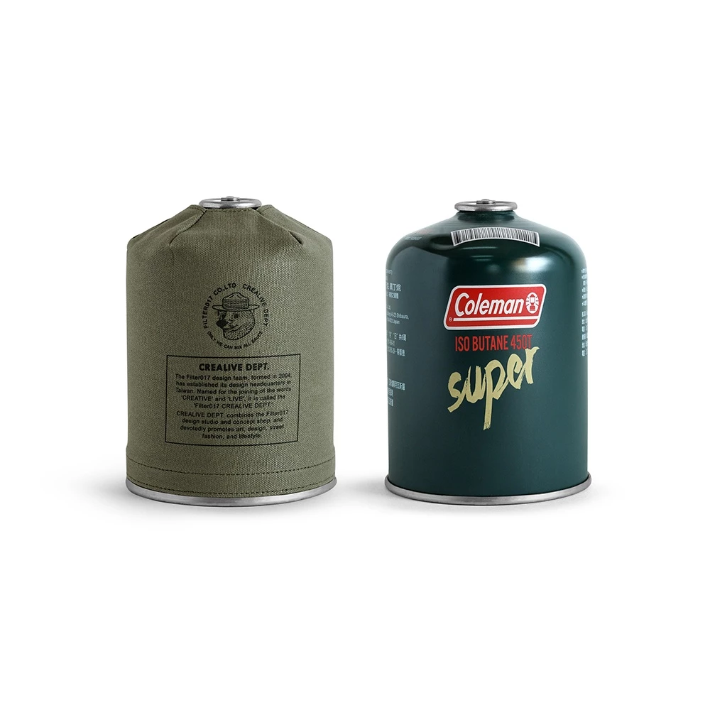 【綠色工場】Filter017上蠟帆布瓦斯罐套 軍風軍綠 高山瓦斯套 卡式爐 瓦斯爐 高山爐 高功率爐 露營 野營