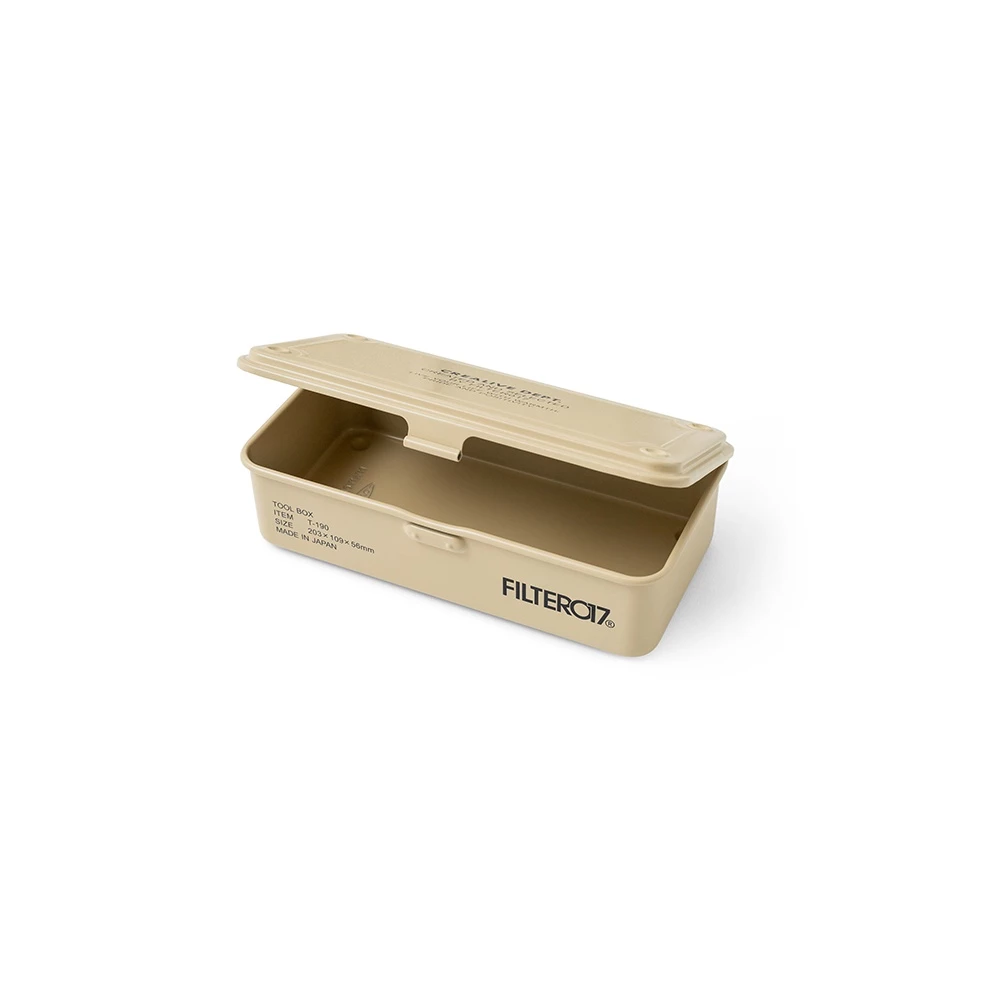 【綠色工場】日本製Filter017 x TOYO Tool Box T-190日製層疊收納盒(軍綠 /卡其)鐵盒
