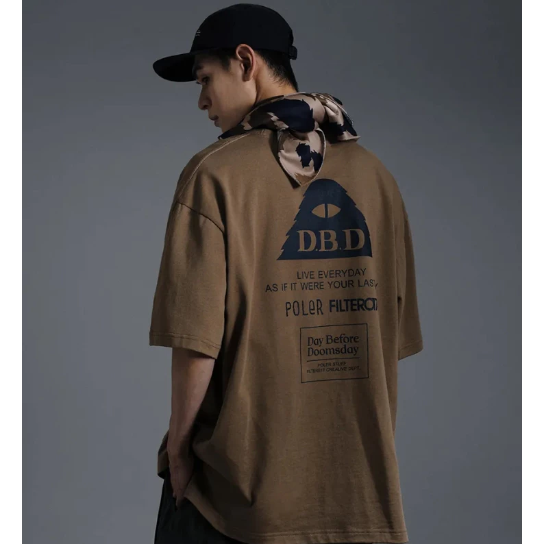 【綠色工場】Filter017® X POLeR® D.B.D Pocket Tee 圖像口袋短Tee 戶外風格服飾