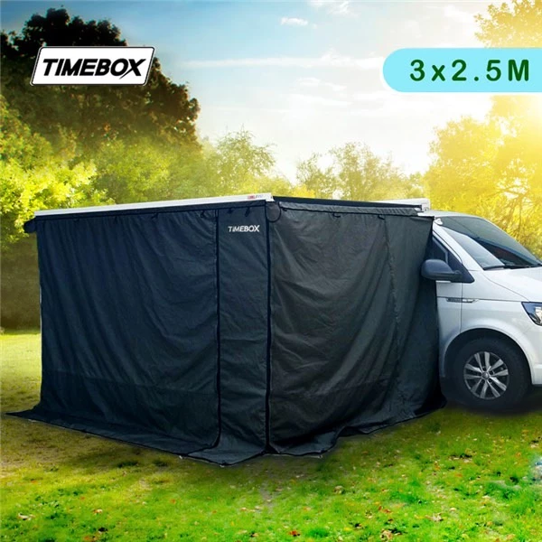 【綠色工場】TIMEBOX 車邊帳專用圍布 布房 黑膠邊布 客廳帳 天幕 遮雨棚 車邊帳 延伸帳 帳篷 露營 車床