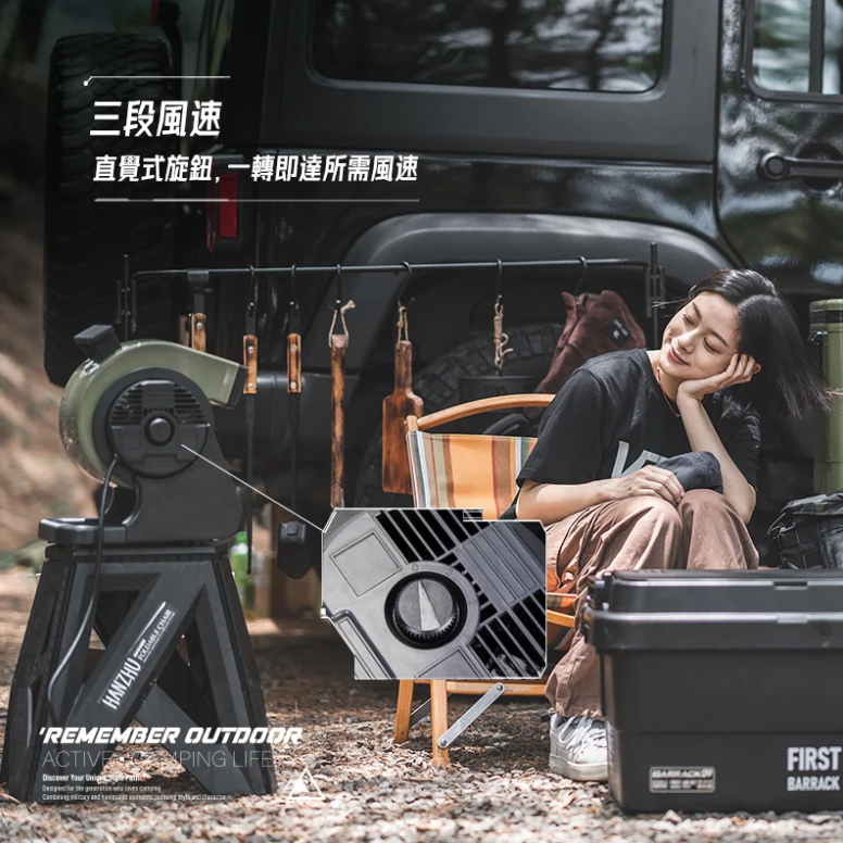 樂活不露 軍規款循環渦輪扇 【綠色工場】M3/M5/X5 軍綠色/沙色/黑色 露營風扇 強力渦輪扇 循環扇