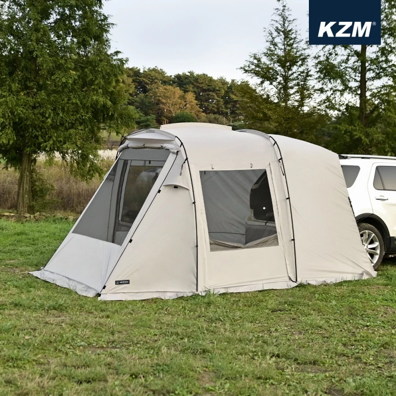 【綠色工場】KAZMI KZM 多功能車尾帳 一帳多用 車邊帳 車後帳 免搭建 登山 露營 車泊 車宿 車尾帳棚