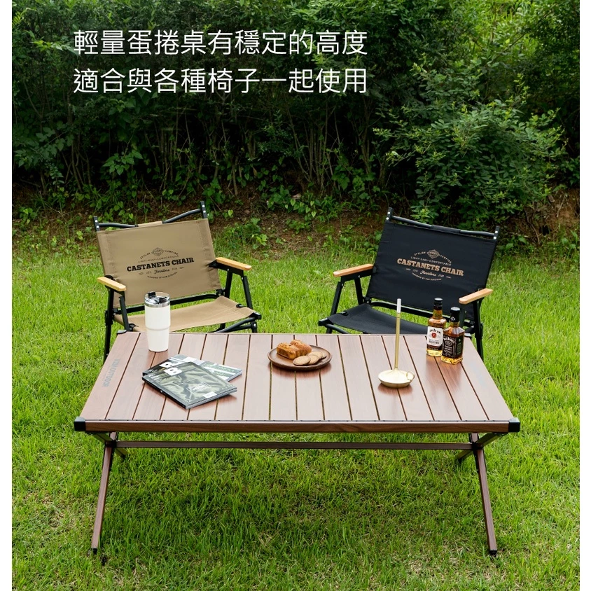 【綠色工場】新品上市 KAZMI KZM 輕量蛋捲桌 鋁合金桌 露營桌 摺疊桌 野餐桌 收納桌 (K22T3U08)