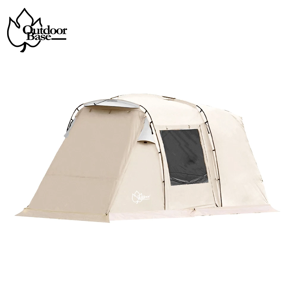 OutdoorBase 沙丘車尾帳【綠色工場】有雪裙新款 車後帳 車用客廳帳 車宿車泊 快速搭建 寬敞