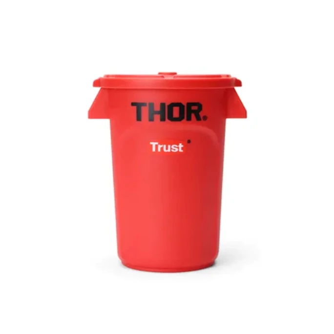 Thor 【日本限定】迷你收納桶 Round Container Mini【綠色工場】 露營風格 筆筒 零錢筒 盆栽