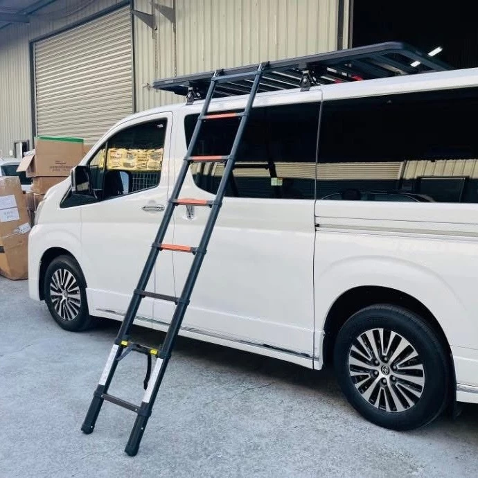 伸縮梯專用固定底座【綠色工場】不鏽鋼底座 平台專用梯 黑化伸縮梯 樓梯底座 車邊樓梯 側梯 側爬梯