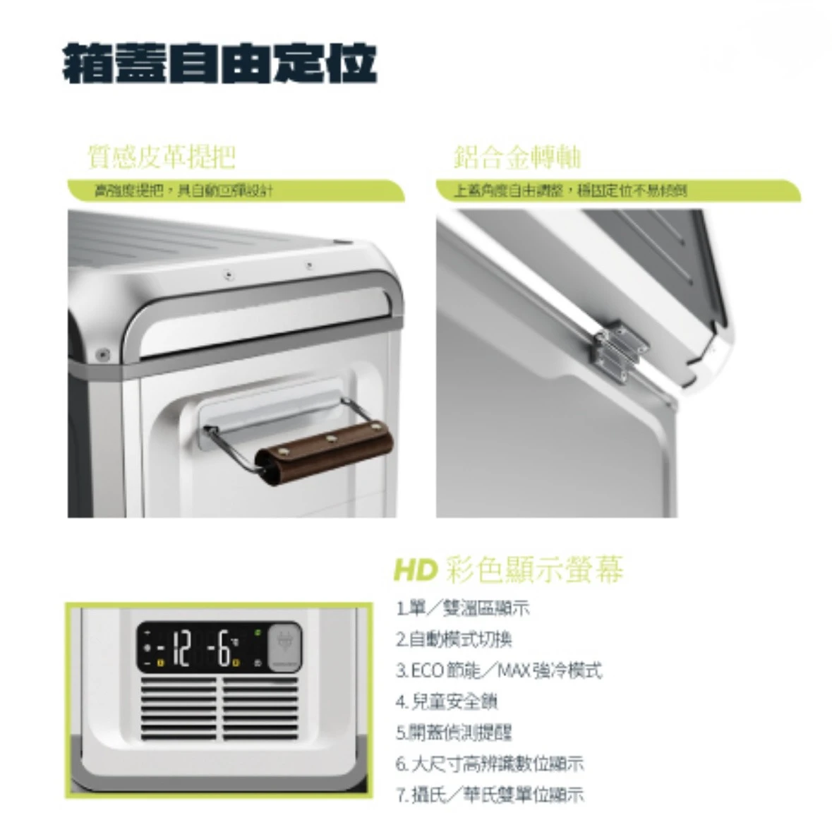<早鳥預購價，再贈專屬冰箱架>【Hudson】MARK-35 雙溫雙槽行動冰箱