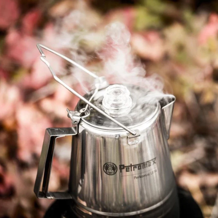 Petromax 不鏽鋼咖啡壺【綠色工場】PERCOLATOR 2.1/4.2L 熱水壺 茶壺 水壺 不鏽鋼水壺 咖啡壺