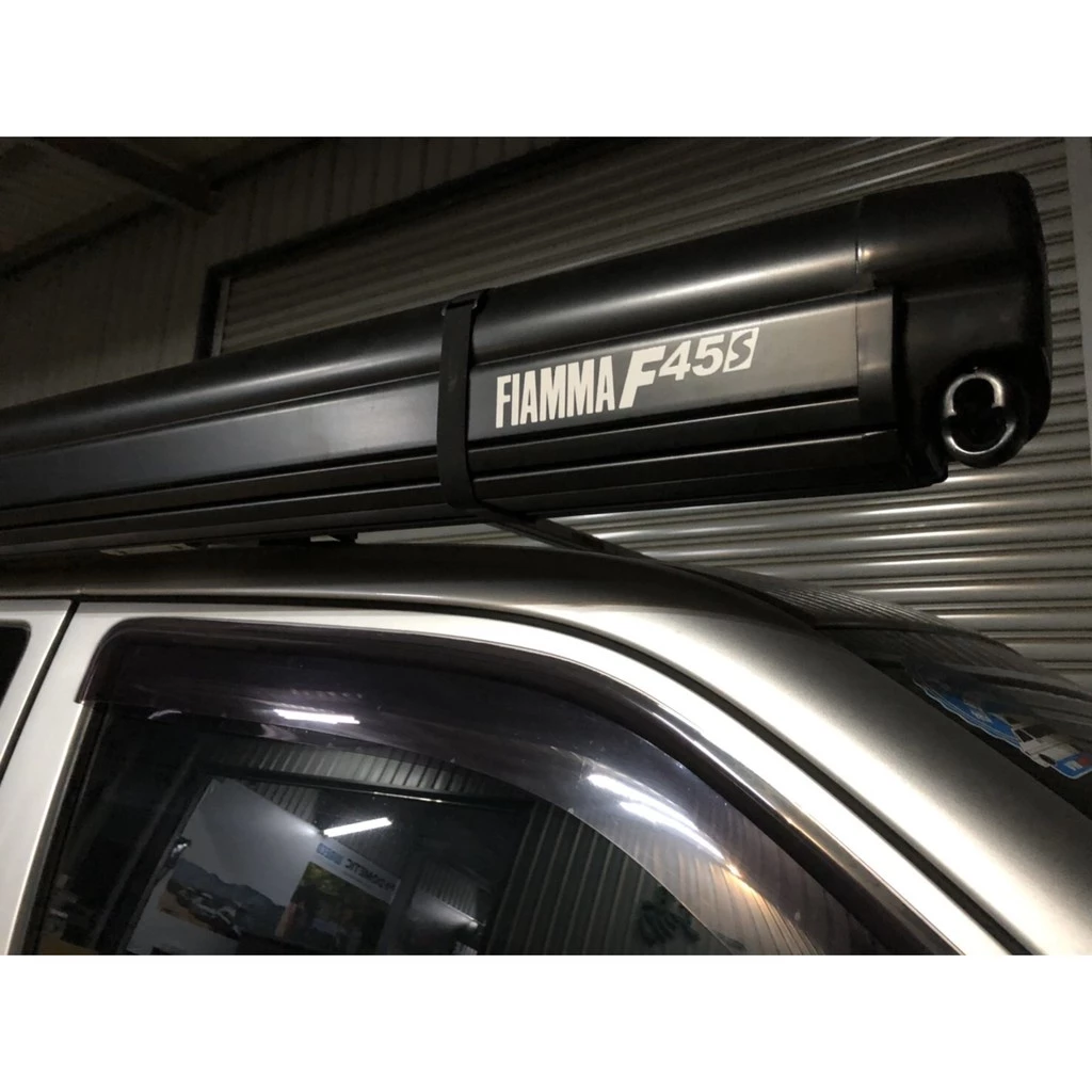 FIAMMA F45S 車邊帳 350 【綠色工場】黑色 車邊帳篷 天幕 客廳帳 遮陽帳 露營車 車頂架 帳篷