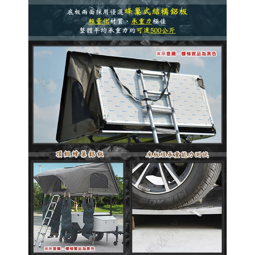 【綠色工場】台灣 TORUK TK-T01-210 五人精品硬殼車頂帳篷 硬頂車頂帳 黑膠帳 貝殼帳