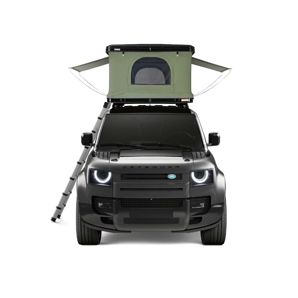 【綠色工場】Thule Basin 硬殼式車頂帳 (黑色) 硬頂車頂帳 硬殼車頂帳 二人帳 露營野營
