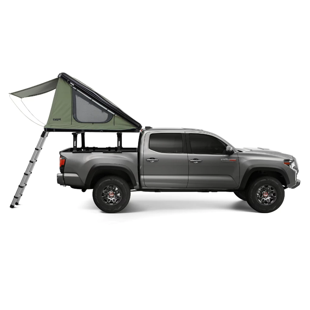 【綠色工場】Thule Basin Wedge 硬殼式二人車頂帳黑色 硬頂車頂帳篷 三角帳 2人帳 露營帳篷 野營