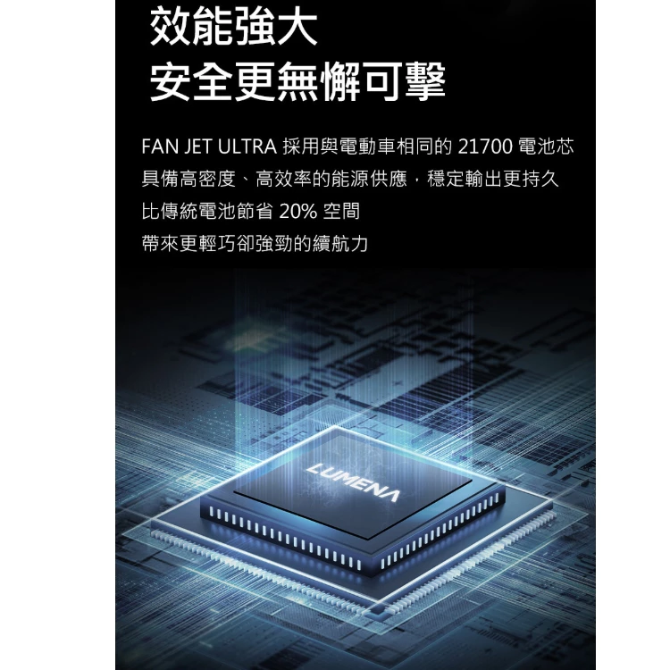 LUMENA JET ULTRA 充電式涼感手持風扇【綠色工場】N9 攜帶型風扇 充氣扇 冰鎮風扇 隨行扇 迷你風扇
