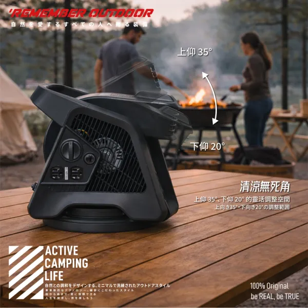 【樂活不露 Remember Outdoor】 有點意思 擺頭渦輪扇2.0