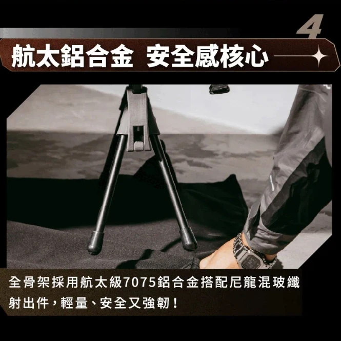 【Campfire 營火部落】 戰壘快拆行軍床 (含冷暖兩用床墊、附保潔地墊/收納包)