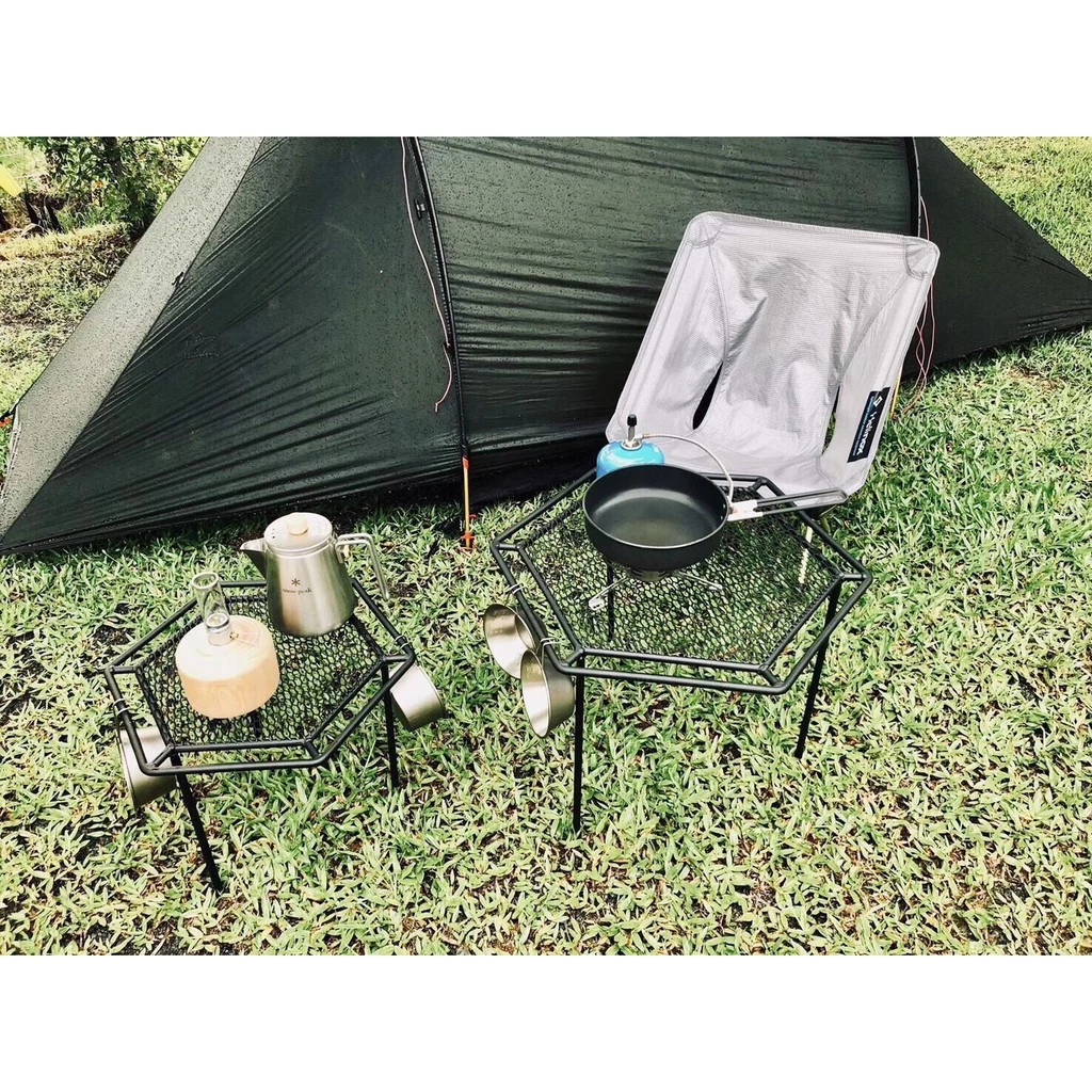 【綠色工場】鐵 鉄 Iron Work 六角鐵桌 M / L 露營桌組 鐵件 鑄鐵桌 鍛鐵桌 露營鐵桌 鑄鐵 鍛鐵 鐵桌