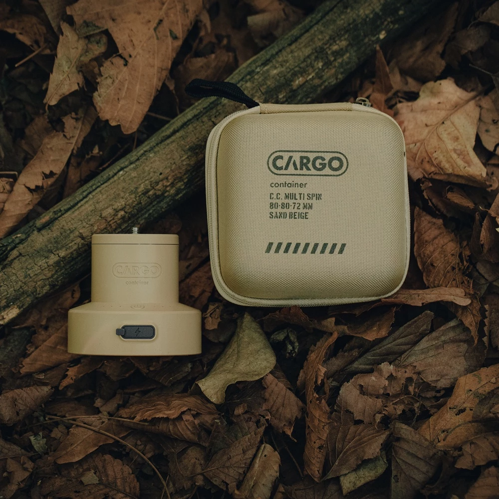 【綠色工場】CARGO 多功能擺頭控制器含收納盒 專用雲台 軍綠/沙色 隨行風扇專用旋轉器