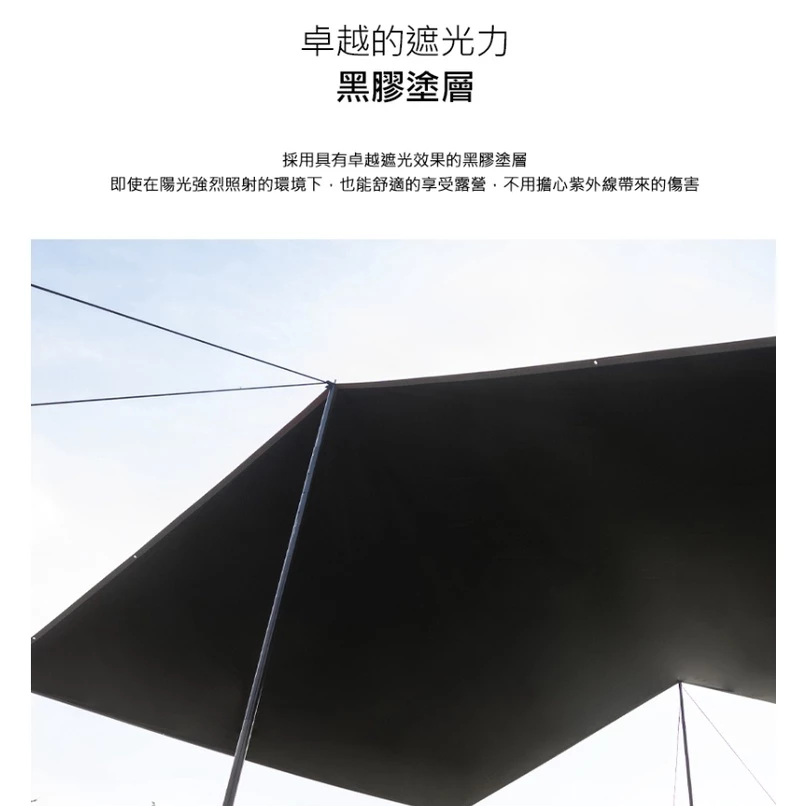 KAZMI KZM VIVA 比瓦黑膠方型天幕【綠色工場】 (含營柱) 軍綠/沙色 黑膠天幕 遮陽 炊事 露營用天幕