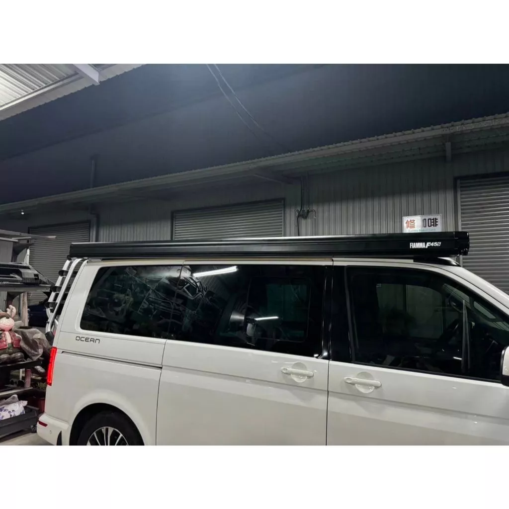 FIAMMA F45S 300 車邊帳 黑色 【綠色工場】車邊帳篷 天幕 客廳帳 遮陽帳 露營車 車頂架 帳篷