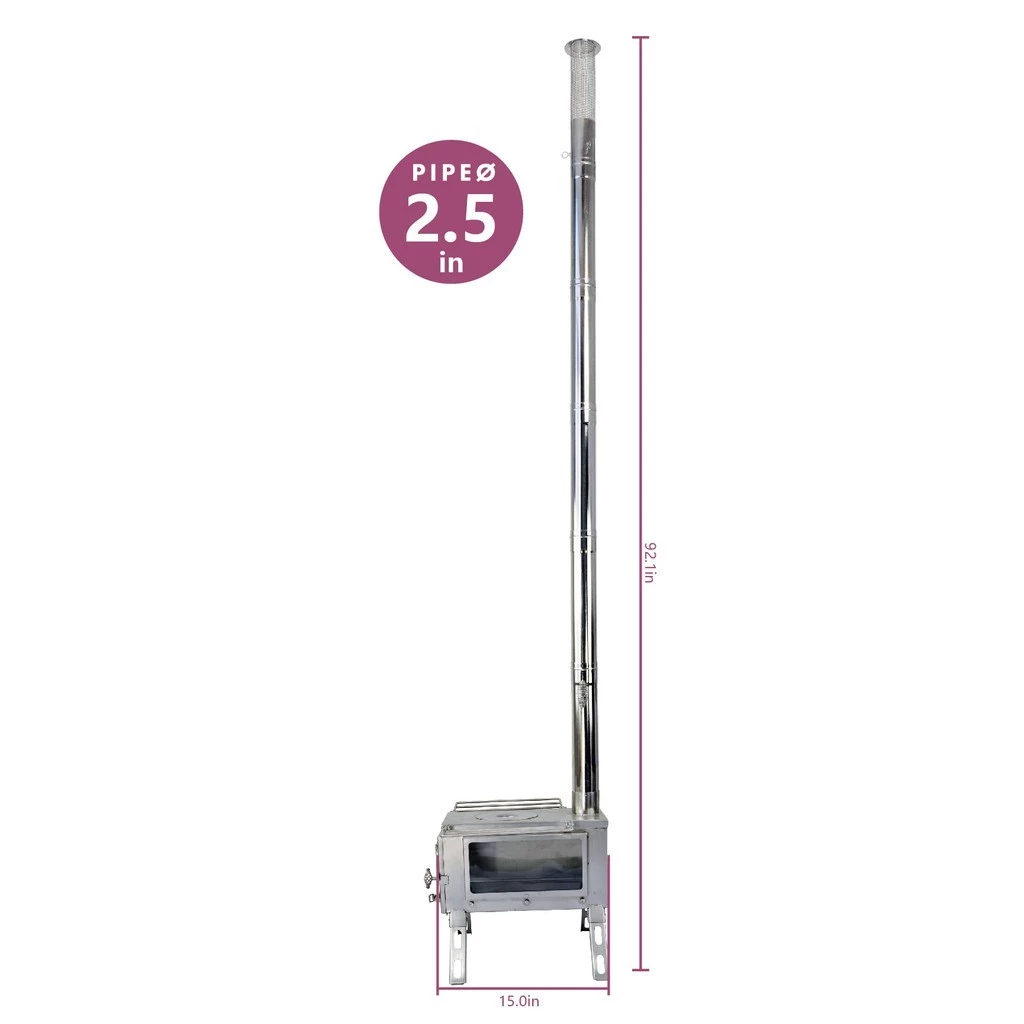 【綠色工場】WINNERWELL NOMAD VIEW STOVE 游牧人育空爐M號 柴盧 不鏽鋼火爐