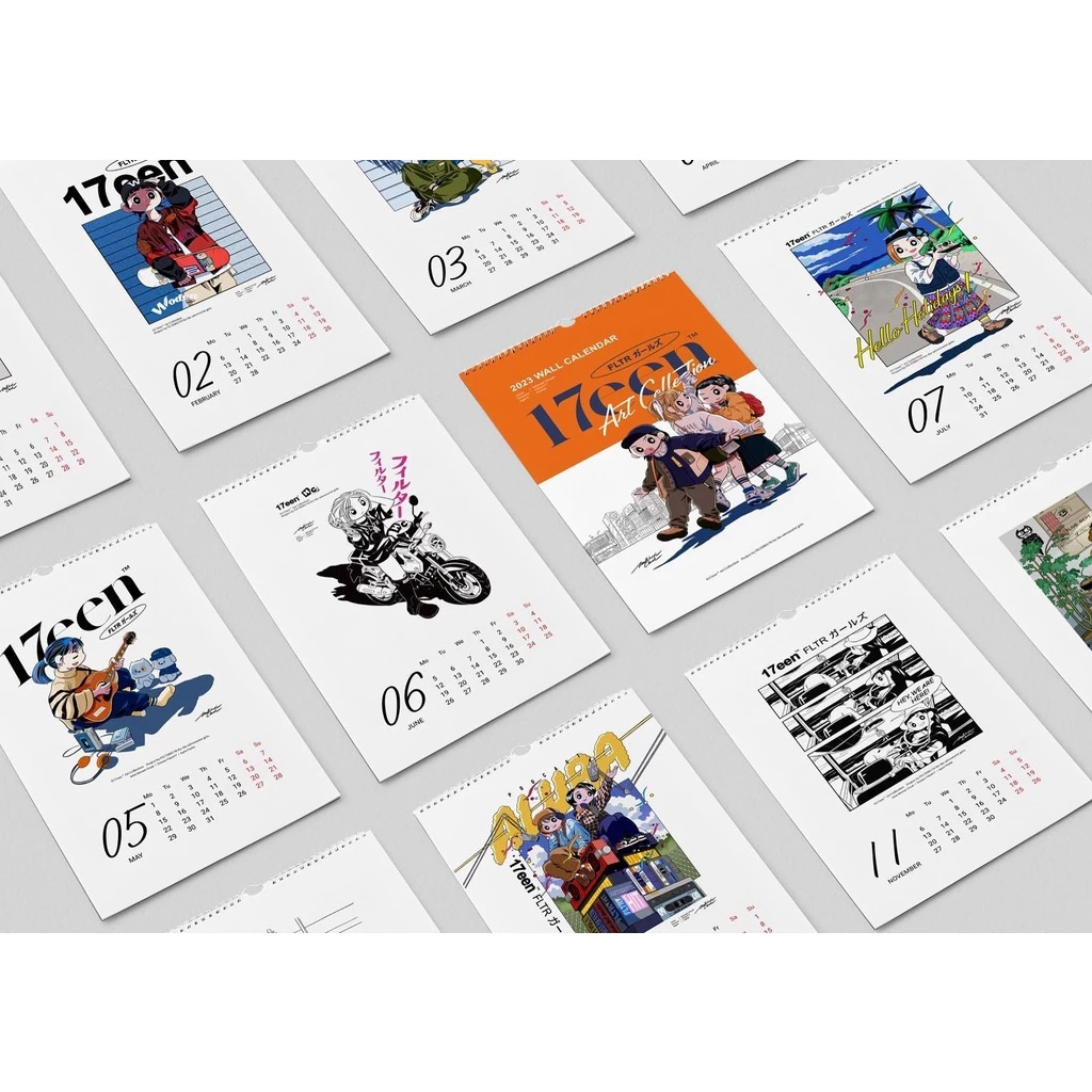【綠色工場】現貨 Filter017 ©17een™ Art Collection 2023收藏畫冊年曆 月曆 日曆