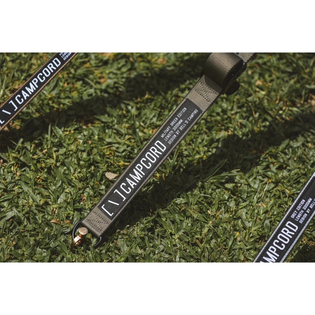 CAMPCORD 戰術營繩 2入【綠色工場】 貝爾風格露營 可調營繩 扁營繩 風格營繩 營繩 露營 戶外 野營