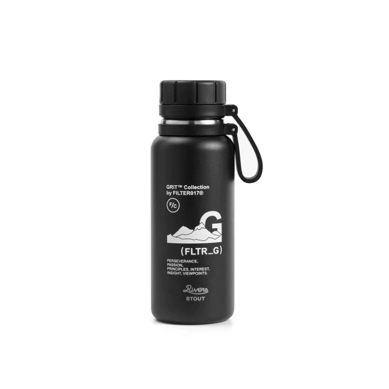FILTER017 日本Rivers聯名真空金屬保溫瓶【綠色工場】500ml 保溫杯 水壺 隨身瓶 熱水壺 熱水瓶