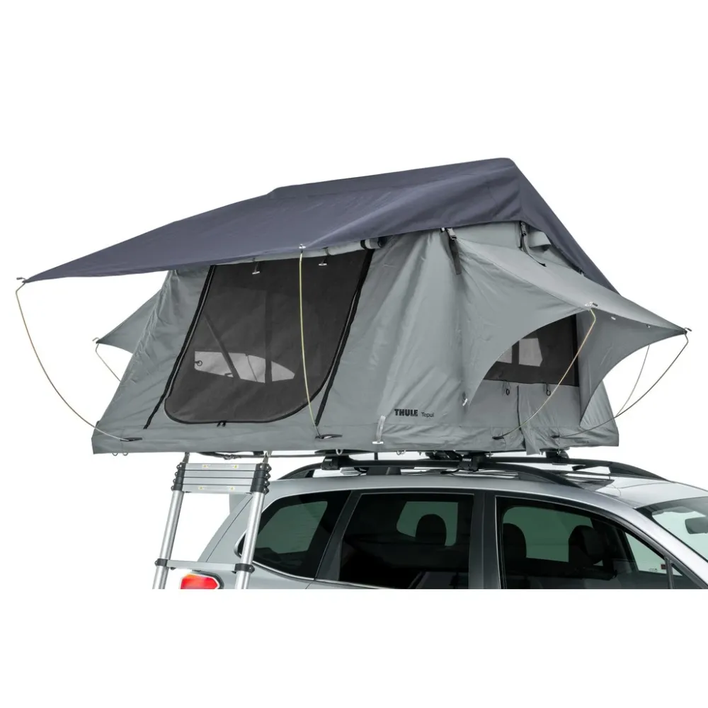 【綠色工場】THULE都樂Kukenam 3 軟殼式車頂帳棚(三人)-霧灰 車頂帳 車宿帳篷 車泊901300