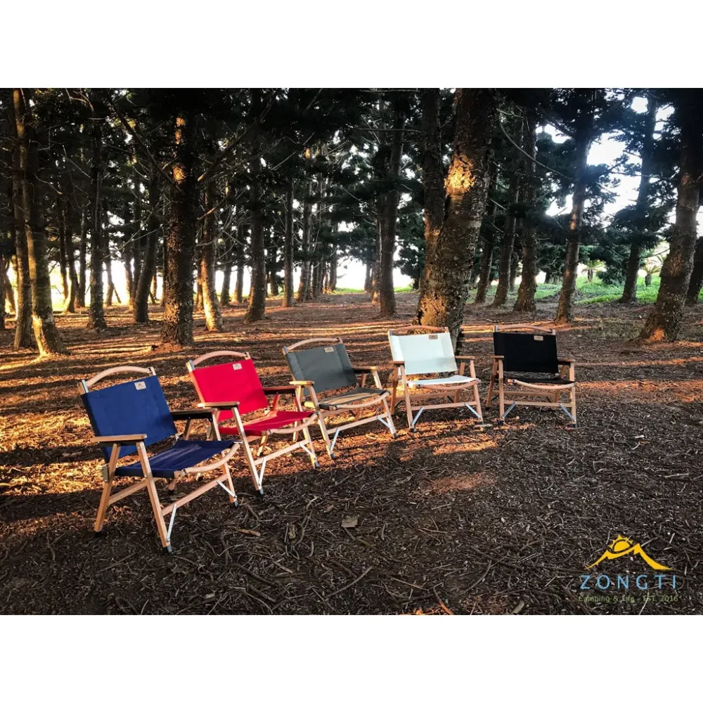 【綠色工場】ZONGTI 原木皇后椅 QUEEN CHAIR - 櫸木黑 紅 軍綠 卡其 武椅 摺疊椅 休閒椅 導演椅