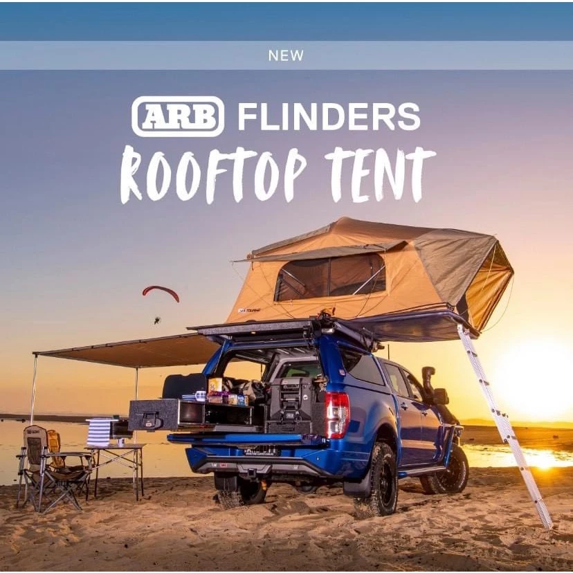 【綠色工場】ARB 4x4 Accessories 新品上市 Flinders 車頂帳篷 硬頂車頂帳 車泊 車宿