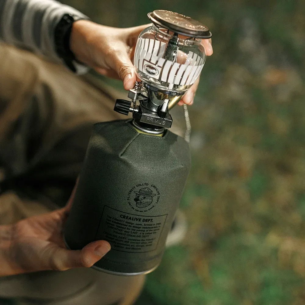 【綠色工場】Filter017上蠟帆布瓦斯罐套 軍風軍綠 高山瓦斯套 卡式爐 瓦斯爐 高山爐 高功率爐 露營 野營