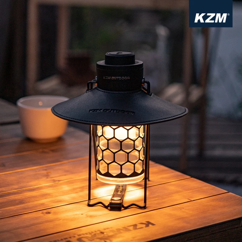 【綠色工場】KAZMI KZM 風潮LED復古露營燈 (K21T3O01) 營燈 電子燈 煤油燈造型 工業燈 礦工燈