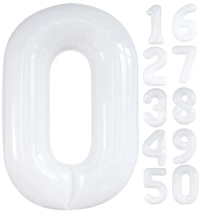40吋 大白色數字