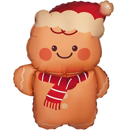聖誕帽薑餅人