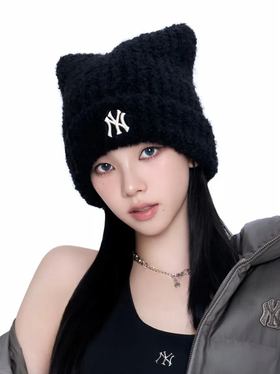 MLB貓耳毛帽
