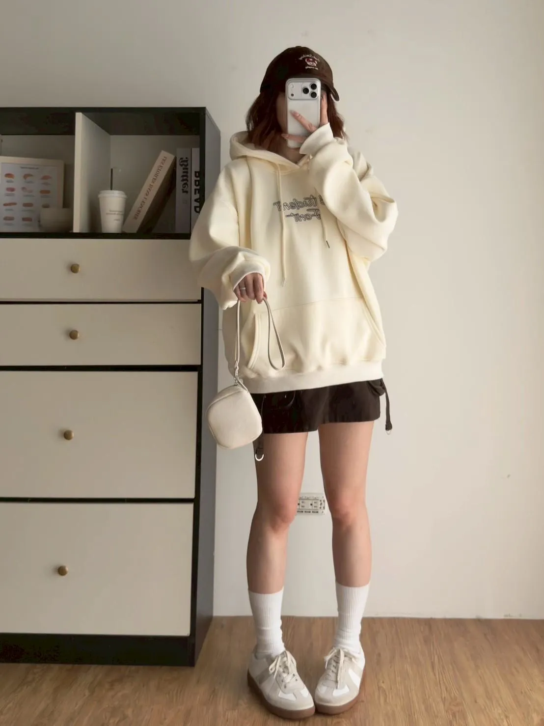英文寶寶絨帽T