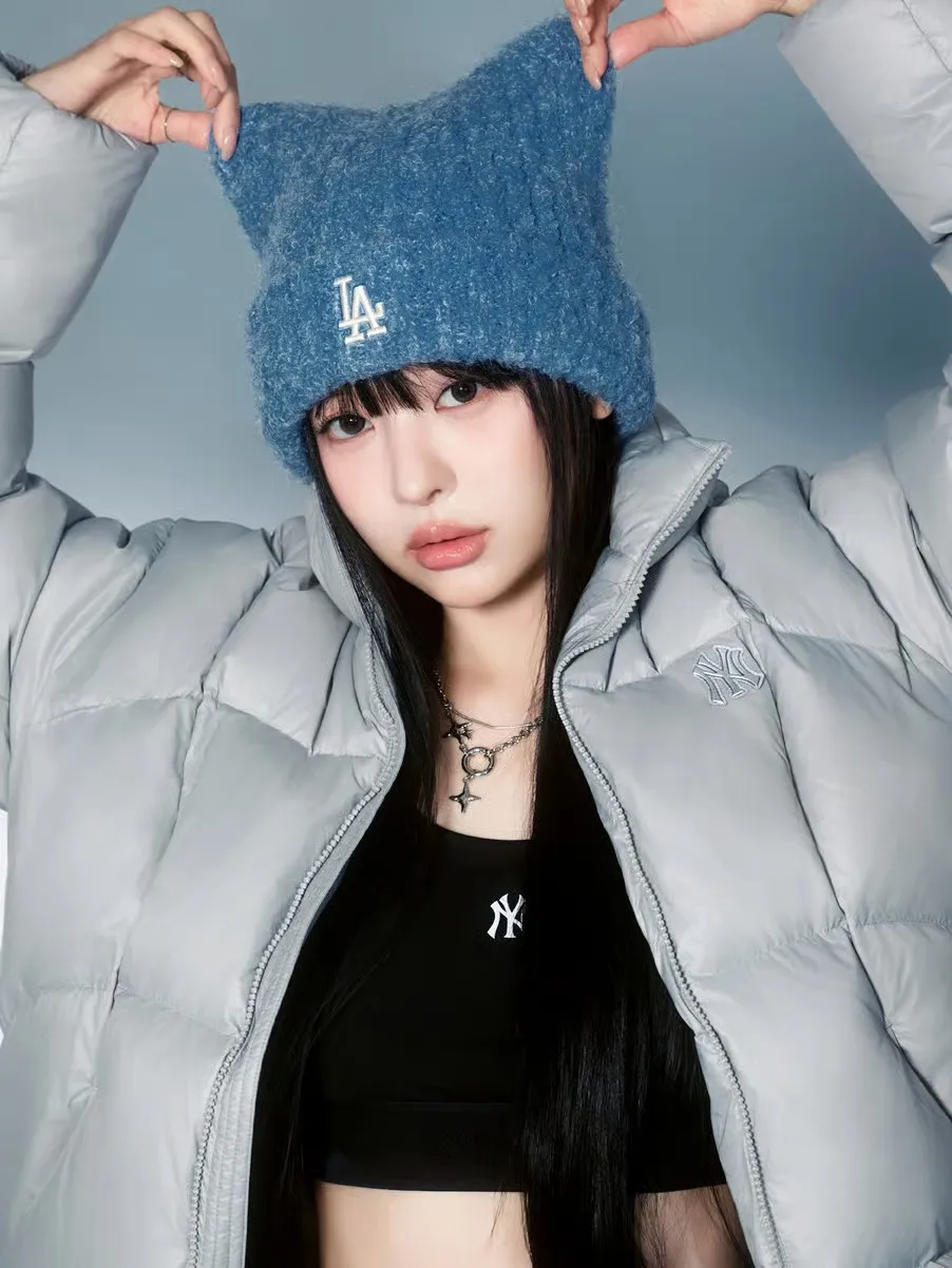 MLB貓耳毛帽